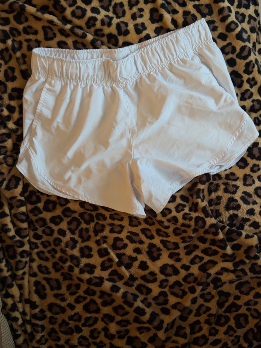 Women’s White Sleep/ Lounge Shorts